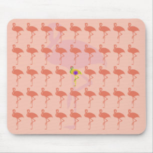 Tapis De Souris Flamant rose rose Mousepad