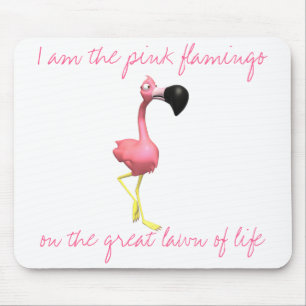 Tapis De Souris Flamant rose rose Mousepad