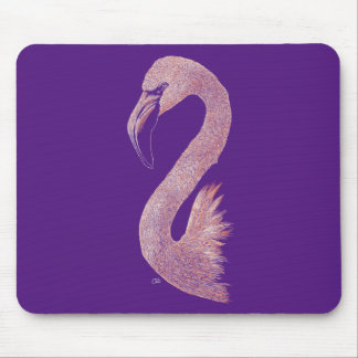 Tapis De Souris Flamant rose rose Mousepad