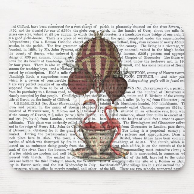 Tapis De Souris Flamants roses en Teacup (Devant)