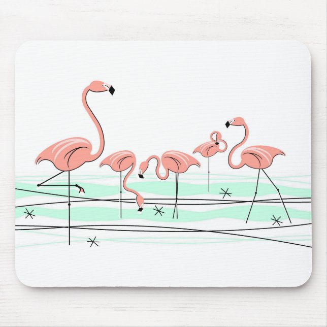 Tapis De Souris Flamants roses Ocean Group mousepad (Devant)