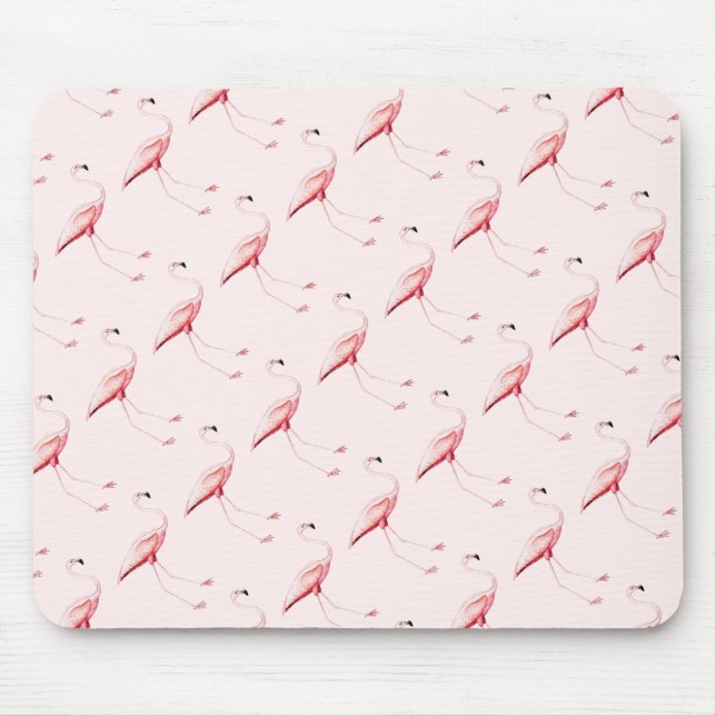 Tapis De Souris Flamants roses roses (Devant)