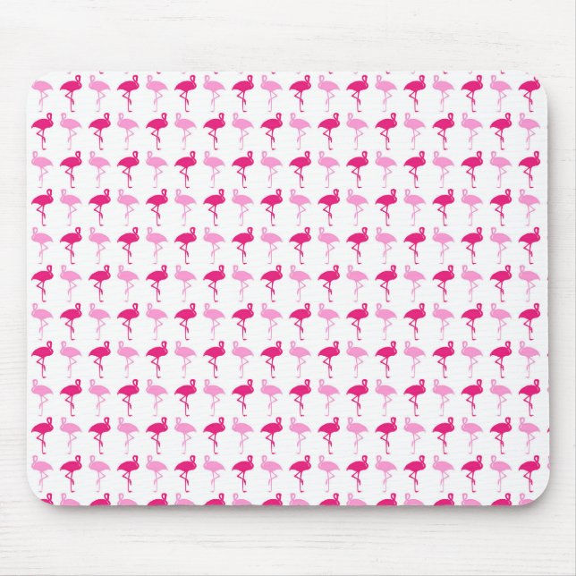 Tapis De Souris Flamants roses roses (Devant)