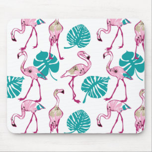 Tapis De Souris Flamants roses roses