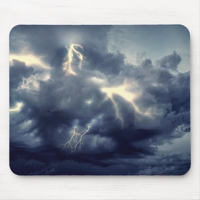 Tapis De Souris Flambeaux pendant l'orage (Devant)