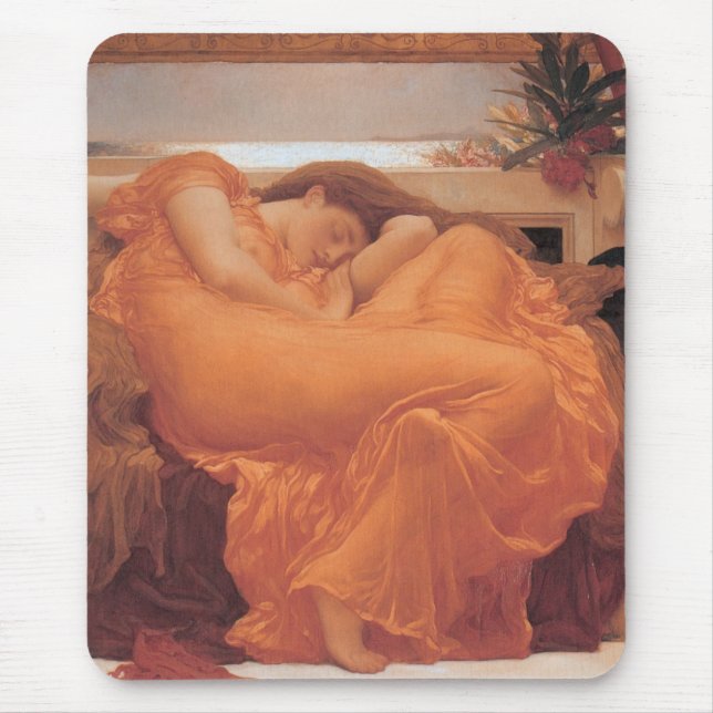 Tapis De Souris Flamber juin par Frederick Leighton (Devant)
