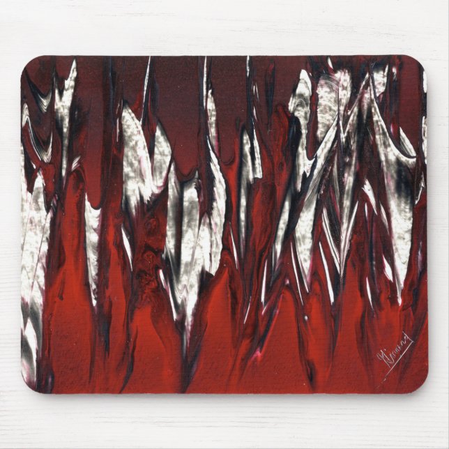 Tapis De Souris Flames rouges (Devant)