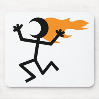 Tapis De Souris Flaming head