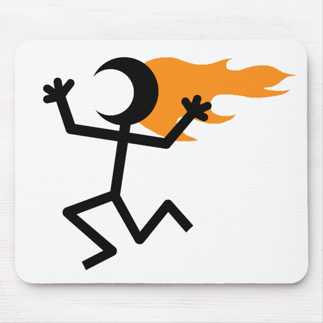 Tapis De Souris Flaming head (Devant)