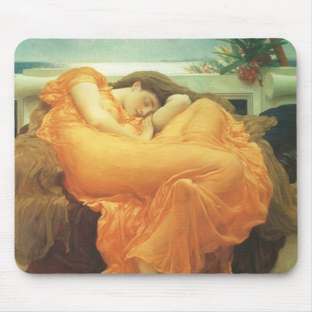 Tapis De Souris Flaming June par Lord Frederic Leighton (Devant)