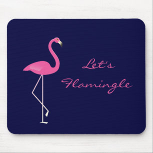 Tapis De Souris Flamingle Flamant rose Mousepad