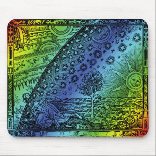 Tapis De Souris Flammarion Le paradis et la Terre Engraving Artwor