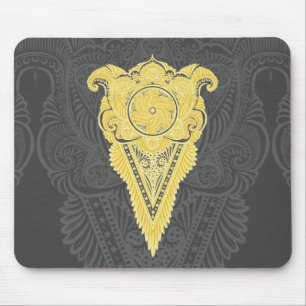 Tapis De Souris flamme dorée ornementale