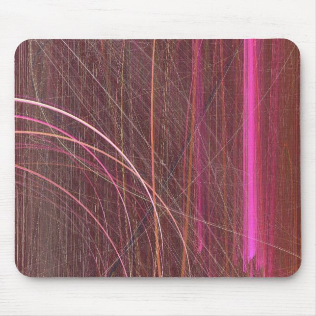 Tapis De Souris Flamme fractale Abstraite 02 (Devant)