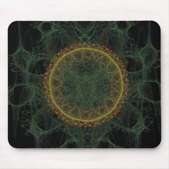 Tapis De Souris Flamme Fractale Mousepad (Devant)