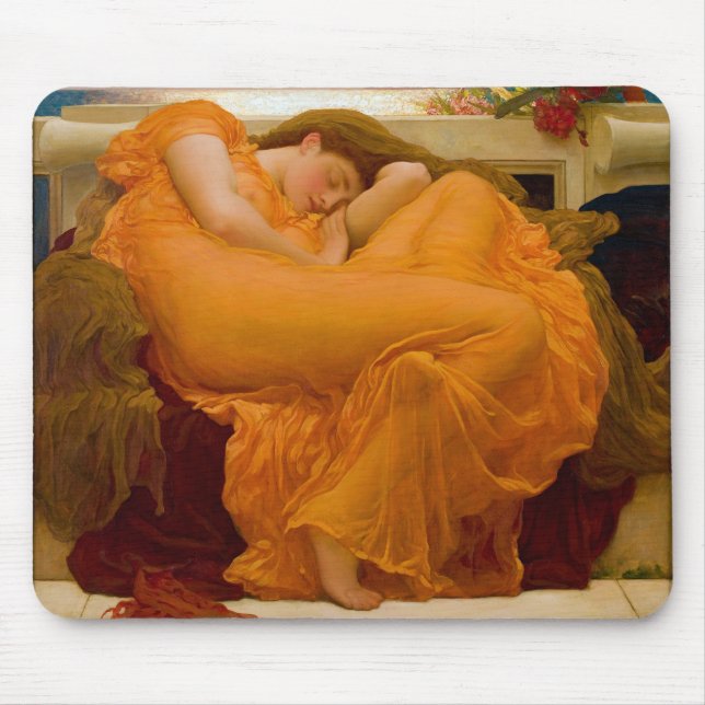Tapis De Souris Flamme Juin par Sir Frederic Leighton (Devant)