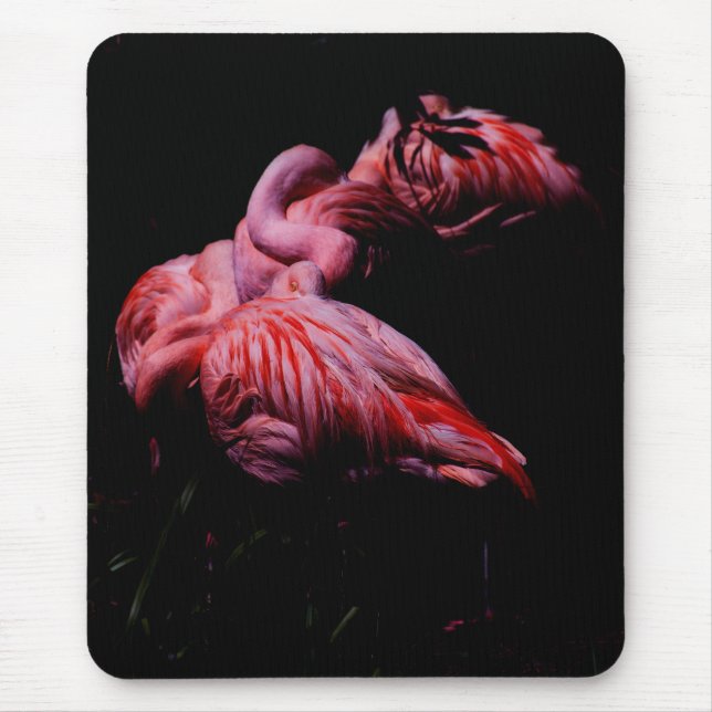 Tapis De Souris Flammes dans l'obscurité (Devant)