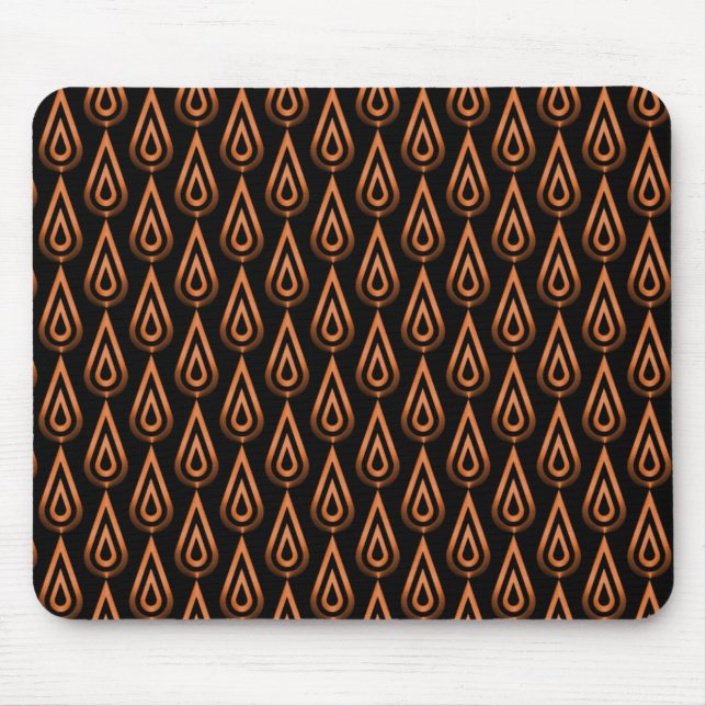 Tapis De Souris Flammes de Flickr orange vif Mousepad (Devant)