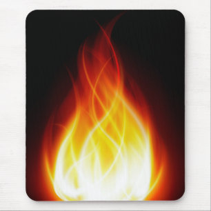 Tapis De Souris Flammes éclatantes Mousepad