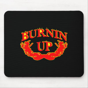 Tapis De Souris Flammes vintage qui brûlent