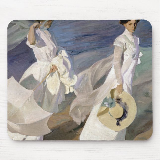 Tapis De Souris Flâner le long du littoral, 1909 (Devant)