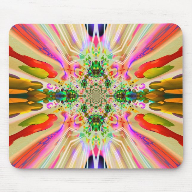 Tapis De Souris Flares de couleur Mousepad (Devant)