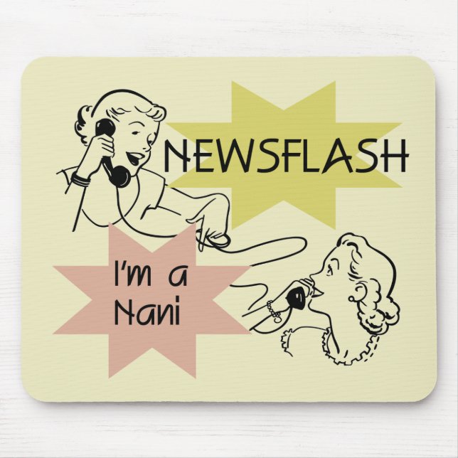 Tapis De Souris Flash d'information je suis des T-shirts et des ca (Devant)