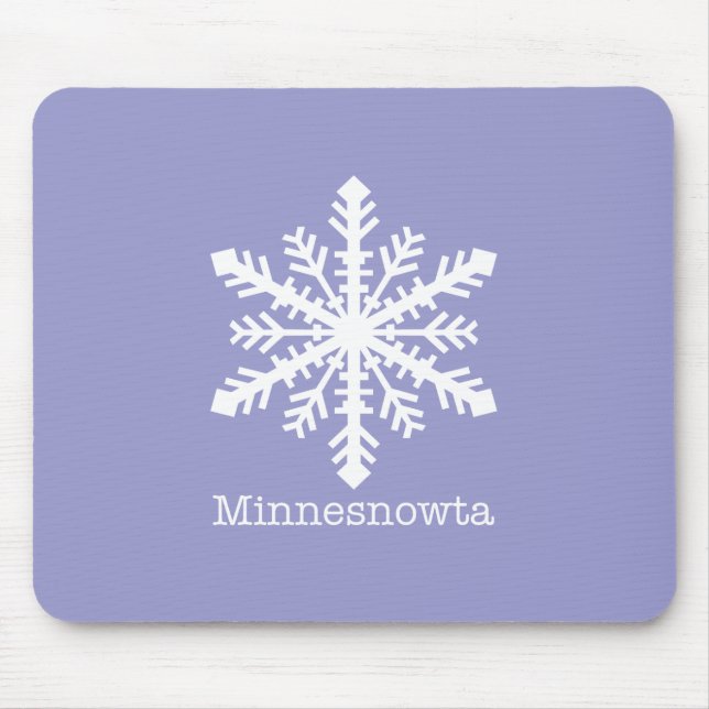 Tapis De Souris Fléau de neige du Minnesnowta (Devant)