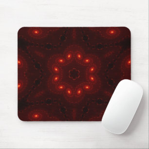 Tapis De Souris Fléau de neige rouge bordeaux foncé