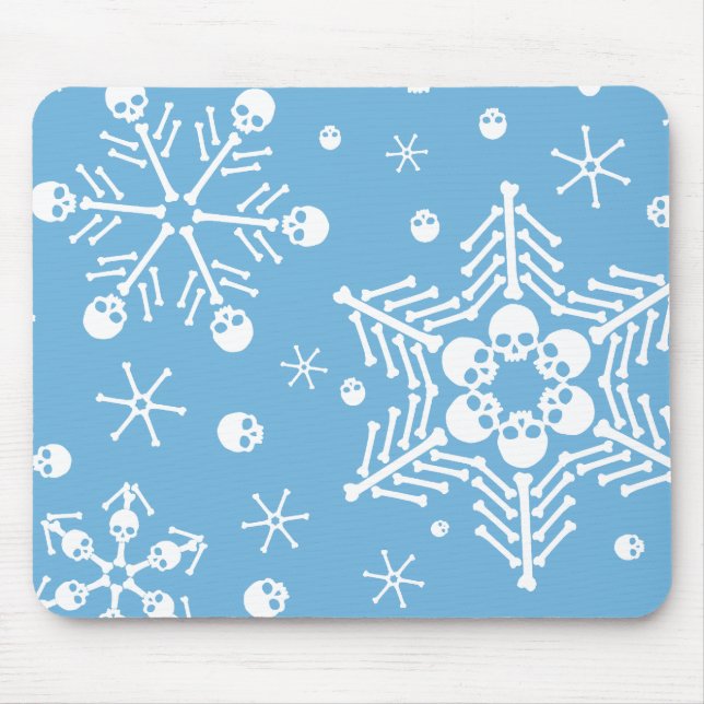 Tapis De Souris Flèche-neige crâne (Devant)