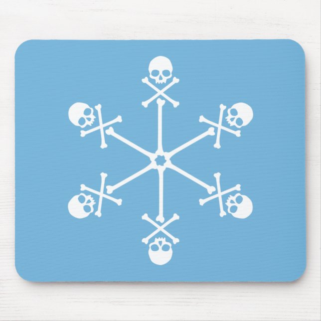 Tapis De Souris Flèche-neige crâne (Devant)