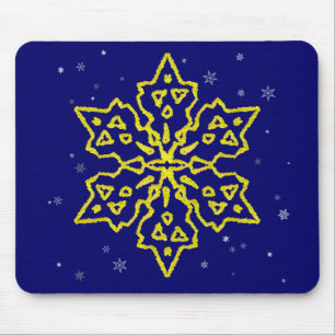 Tapis De Souris Flèche-neige en or
