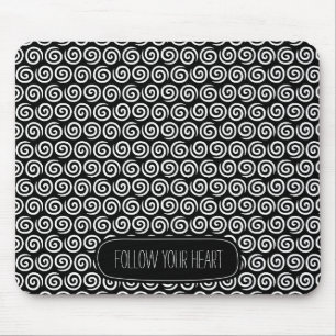 Tapis De Souris Flèches noires et blanches