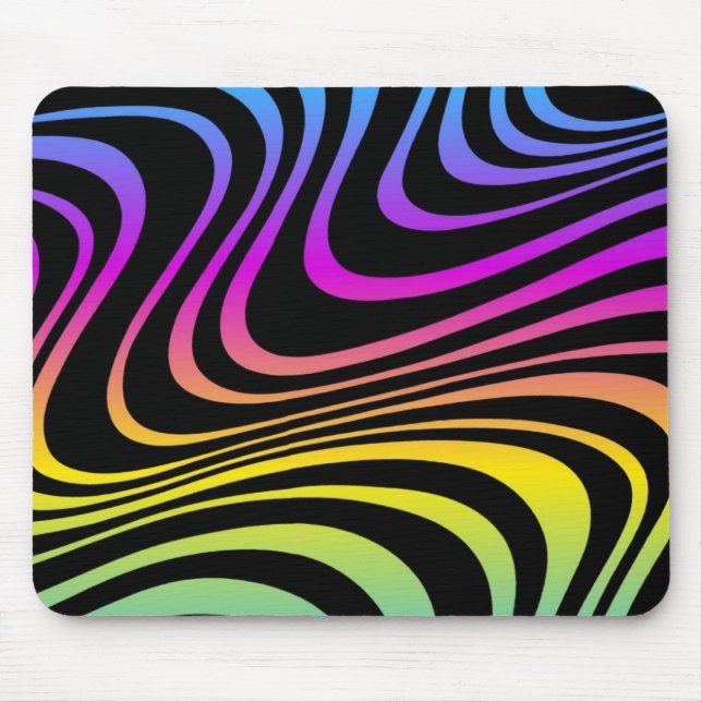 Tapis De Souris Flèches rétro Mousepad 1 (Devant)