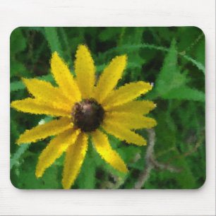 Tapis De Souris Fleur Abstraite