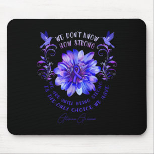 Tapis De Souris Fleur ALOPÉCIA SENSIBILISATION Nous ne savons pas