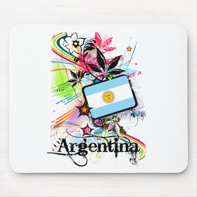 Tapis De Souris Fleur Argentine (Devant)