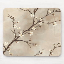 Fleur Blanche Élégante Branche Minimaliste