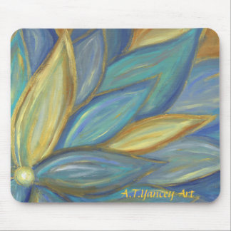 Tapis De Souris Fleur bleue Mousepad