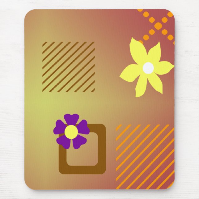 Tapis De Souris Fleur d'automne (Devant)