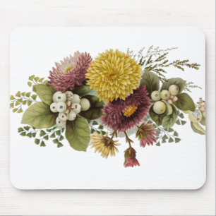 Tapis De Souris Fleur de chrysanthème mère florale