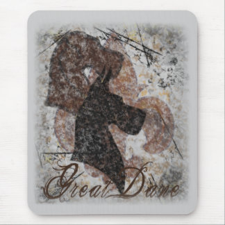 Tapis De Souris Fleur-De-Lis great dane