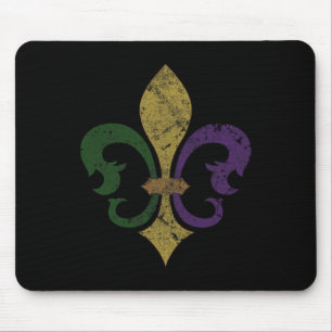 Tapis De Souris Fleur De Lis Mardi Gras New Orleans S Hommes Femme