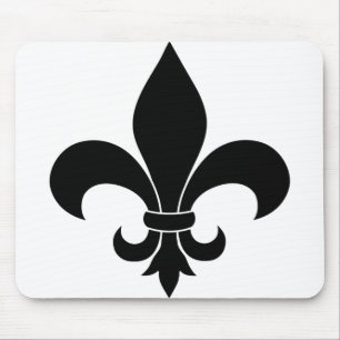 Tapis De Souris Fleur de lis Motif