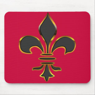 Tapis De Souris Fleur-De-lis Mousepad