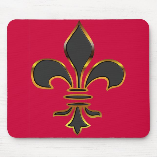 Tapis De Souris Fleur-De-lis Mousepad (Devant)