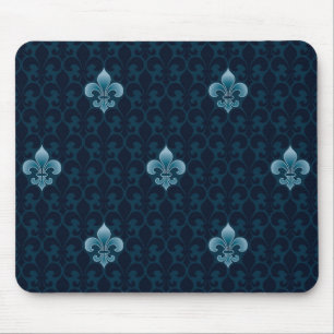 Tapis De Souris Fleur De Lis Pattern