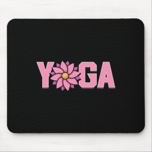 Tapis De Souris Fleur de Lotus de Yoga Simple Minimaliste