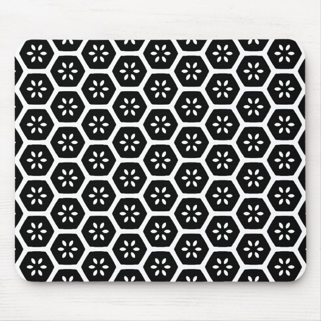 Tapis De Souris Fleur de nid d'abeille - v2 (Devant)