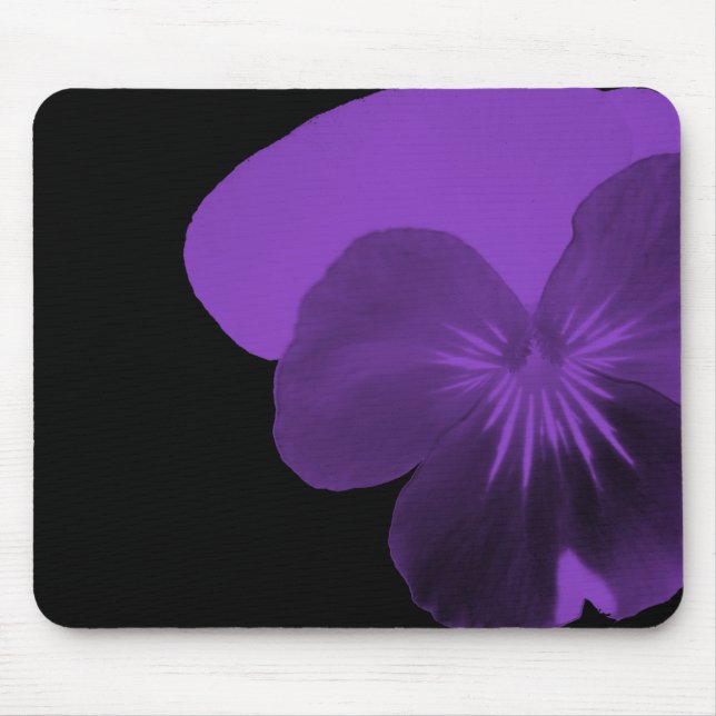 Tapis de souris fleur de pensée violette (Devant)